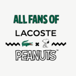 Lacoste x Peanuts, la collab'