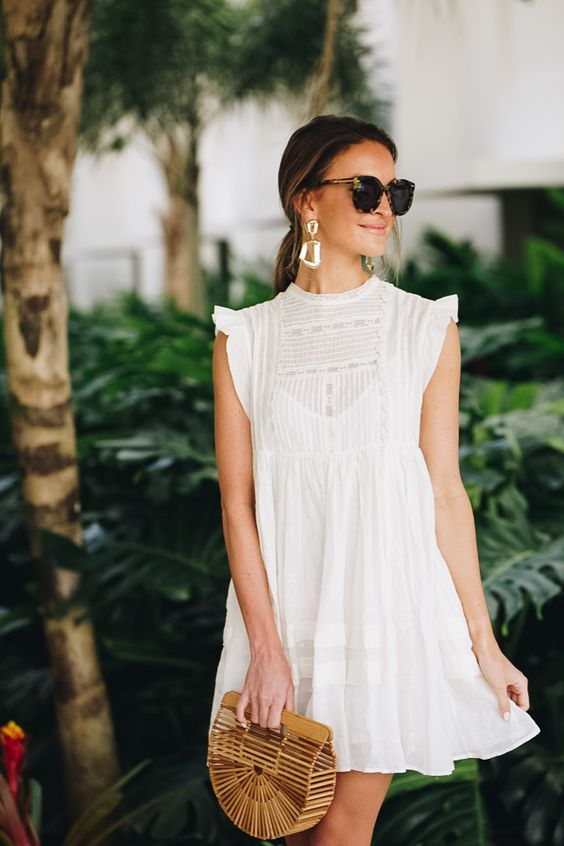 Accessoires look blanc