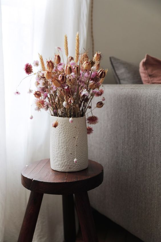 Fleurs s&eacute;ch&eacute;es