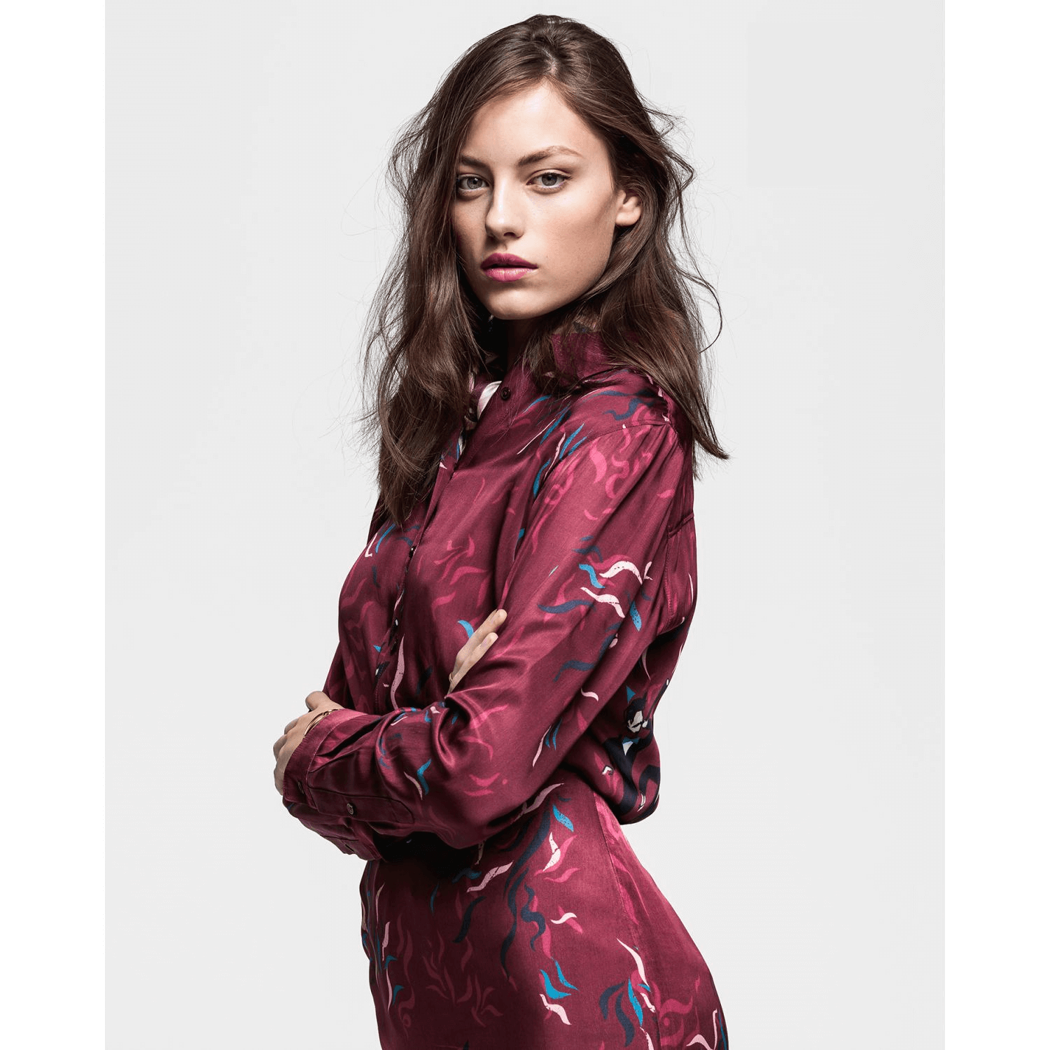 Chemise en soie GANT 