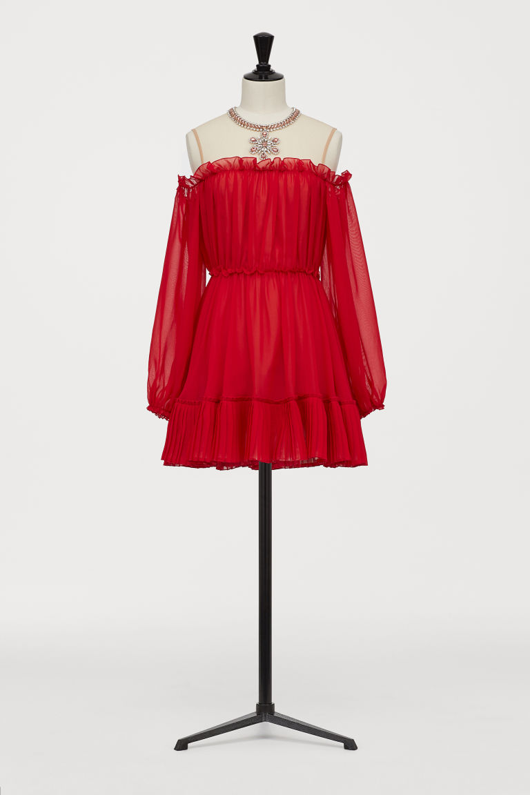La robe en mousseline