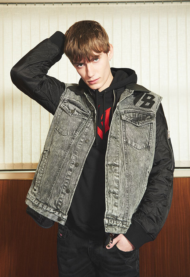 Le jacket denim