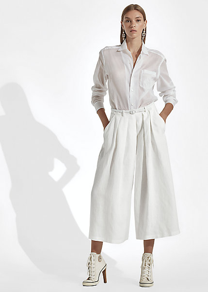 Le pantalon à jambes larges RL