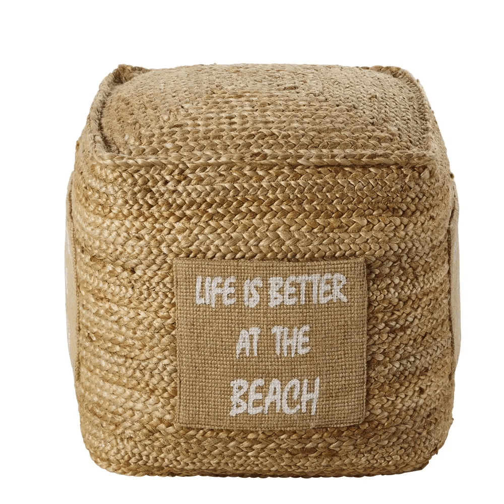 Le pouf en jute