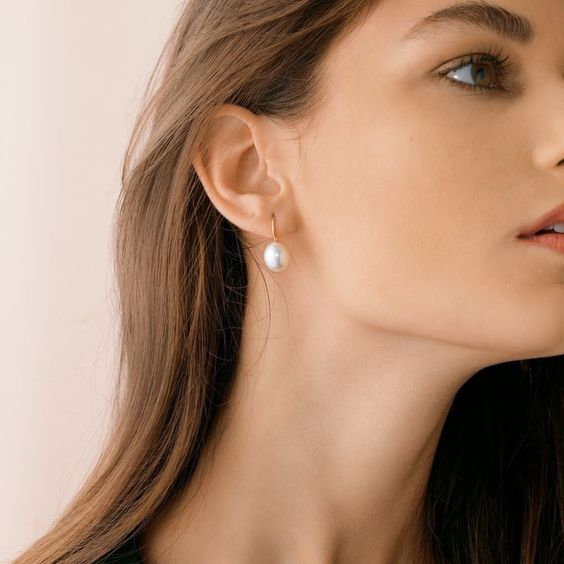 Les boucles d’oreilles en perles