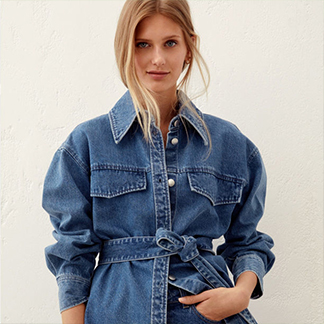 Les looks denim minimalistes de H&M